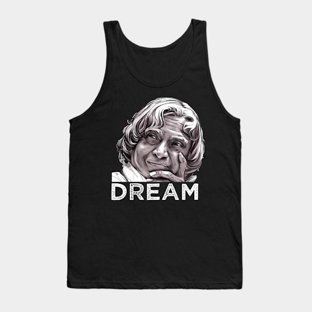 Dr Abdul Kalam Indian Leader India Designs Tank Top by alltheprints